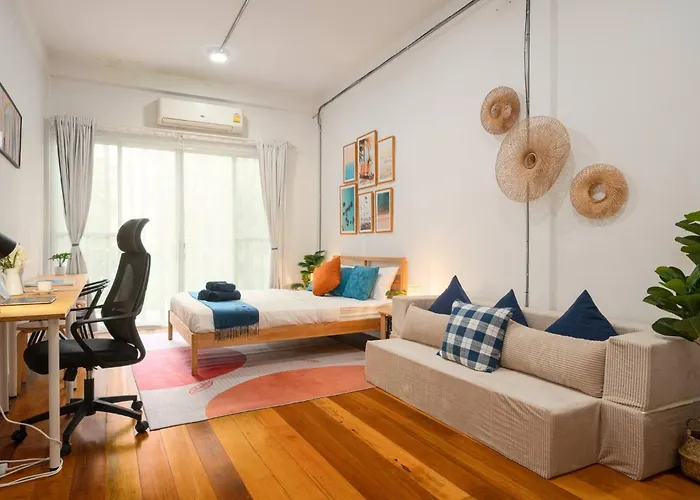 펜션 Soulful Stay-hidden Thai-mediterranean Retreat. 방콕